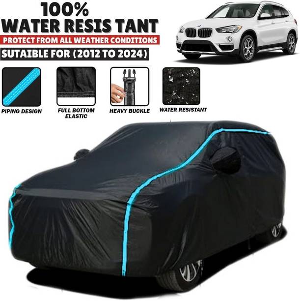 Mwiss Car Cover For BMW X1, X1 M Sport sDrive 20d Diesel, X1 xDrive 20d xLine, Universal For Car (With Mirror Pockets)