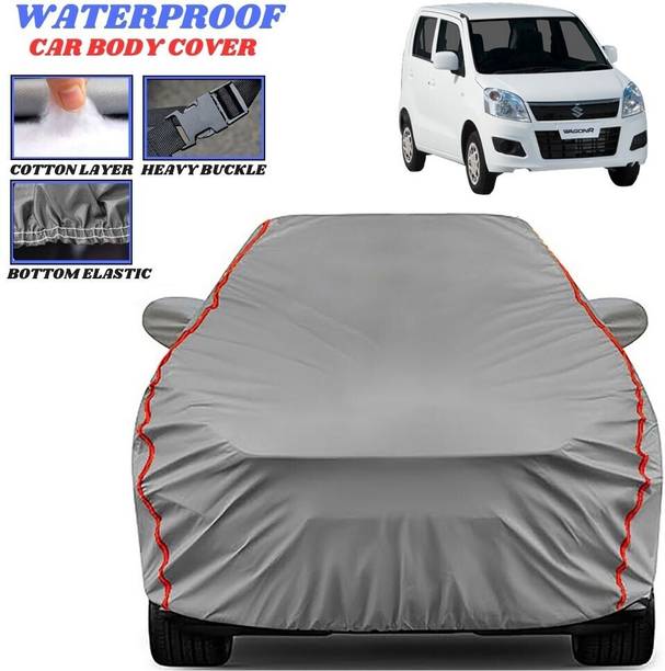 Grizzly Car Cover For Maruti Suzuki WagonR, WagonR Electric Vehicle, WagonR Stingray, Wagon R 1.0, Wagon R DLX (With Mirror Pockets)