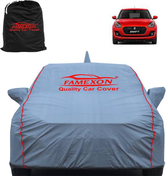 FAMEXON Car Cover For Maruti Swift (With Mirror Pockets)