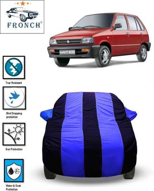 FRONCH Car Cover For Maruti Suzuki, Maruti 800, 800 AC BSII, 800 DX, 800 EX, 800 Std (With Mirror Pockets)