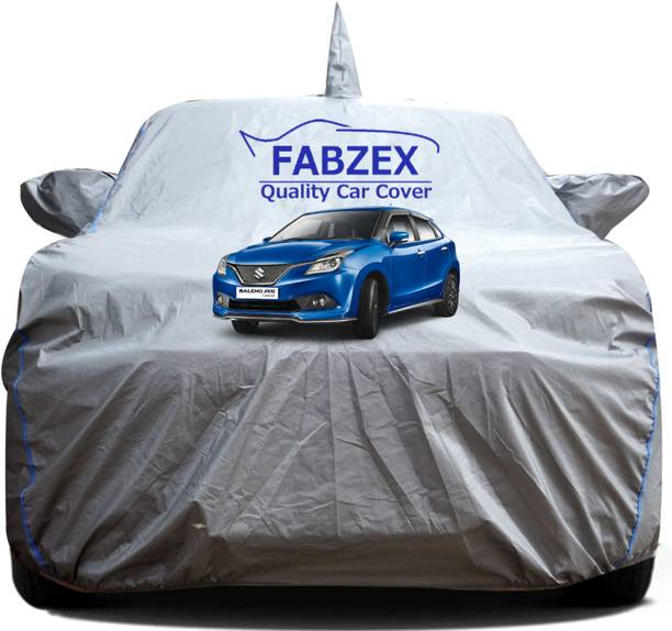 FABZEX Car Cover For Maruti Suzuki Baleno, Baleno 1.2 Alpha, Baleno 1.2 CVT Delta, Baleno 1.2 Delta, Baleno 1.2 Sigma, Baleno 1.2 Zeta, Baleno 1.3 Alpha, Baleno 1.3 Delta, Baleno 1.3 Sigma, Baleno 1.3 Zeta, Baleno 1.6i, Baleno Alpha CVT Petrol, Baleno Alpha Diesel, Baleno Alpha Petrol, Baleno Altura 1.6i, Baleno Delta CVT Petrol, Baleno Delta Diesel, Baleno Delta Petrol, Baleno DualJet Delta Petrol, Baleno DualJet Zeta Petrol, Baleno Lxi, Baleno RS 1.0, Baleno Sigma Diesel, Baleno Sigma Petrol, Baleno Vxi, Baleno ZXi, Baleno Zeta CVT Petrol, Baleno Zeta Diesel, Baleno Zeta Petrol (With Mirror Pockets)