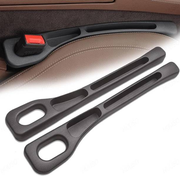 LAVITRA Car Seat Side Gap Filler Slot for Storing Phone Cards & Coins, Side Gap Plug Car Bottle Holder