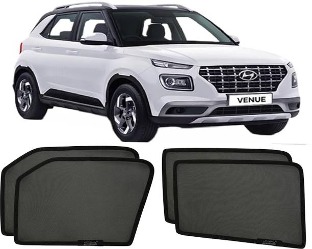 AUTOFIXER Side Window Sunshade For Venue Fix Z-Black Car Curtain