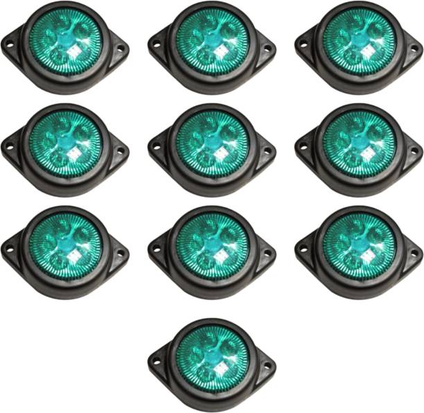 Apsmotiv 7 SMD/LED Front/Rear Side Marker Lights 10 Piece Set for Universal Vehicles Car Dash Indicator Lamp