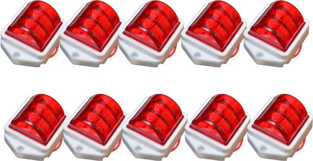 Apsmotiv SMD/Led Auxiliary Marker light Red 12V for Truck Trailer Bus Universal fit PK-10 Car Dash Indicator Lamp