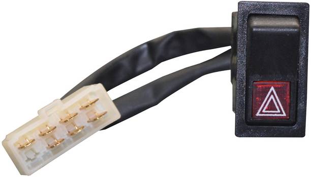 Apsmotiv 24V Hazard Warning Switch with 7 Pin Coupler Suitable for Ashok Leyland 1 Car Dash Switch Panel