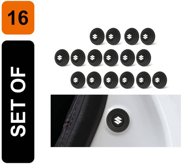 Allure Auto 16 Soft Rubber Door Buffer Pads Compatible For Suzuki Car Door Panel