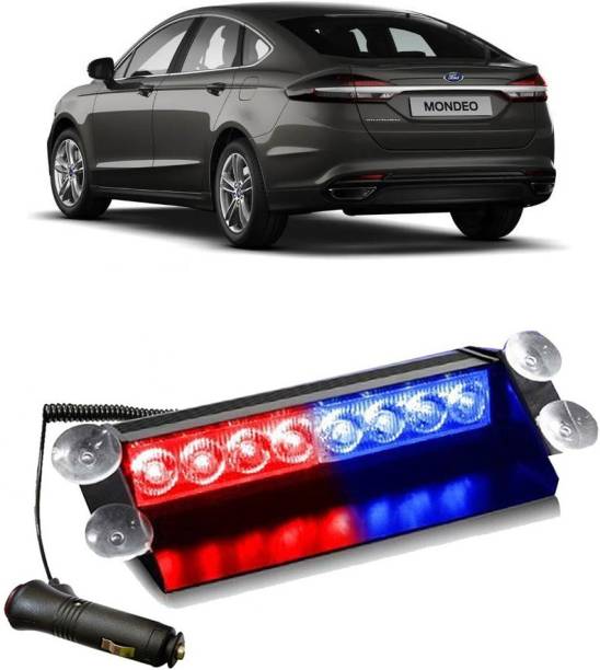 Enfield Works Car Flashing Lights 8 LED Police Good Quality Car Fancy Light(Red,Blue) E-2906 Car Fancy Lights