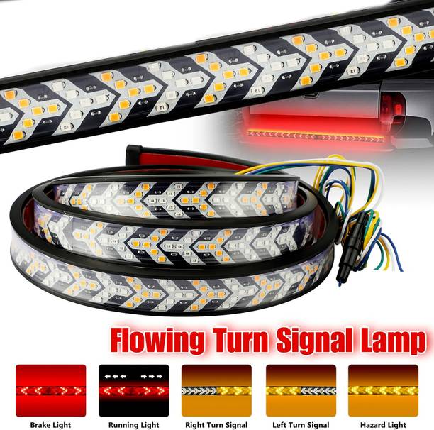 Selifaur Car Brake Turn Signal Trunk,Tail Reverse LED Strip Light For Jeep,Pickup & SUV Car Fancy Lights