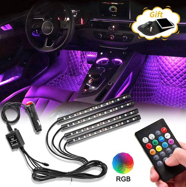 OLMEO Atmosphere Car LED Strip Light 4pcs Car Fancy Lights