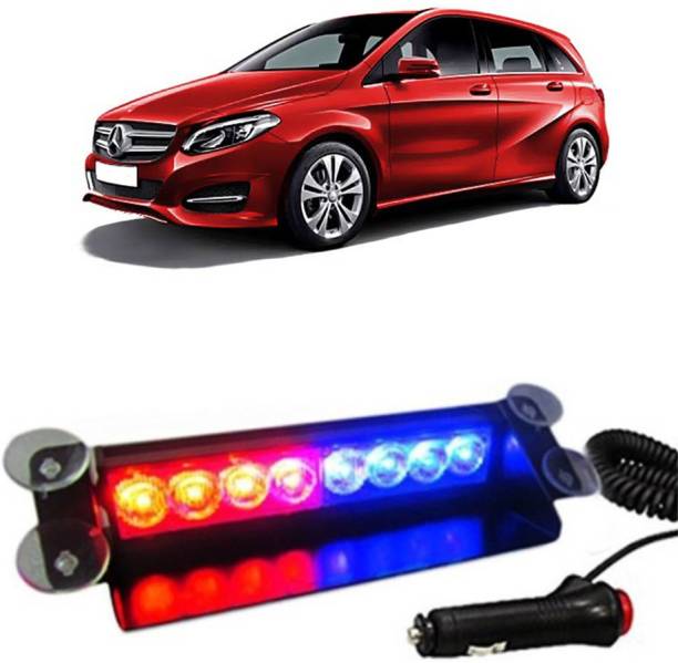 Enfield Works Car Flashing Lights 8 LED Police Good Quality Car Fancy Light(Red,Blue) E-3236 Car Fancy Lights