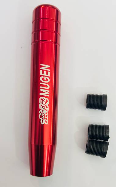 Auto MT Mugen RED Gear Knob 18CM Long Universal Aluminium Racing Car Manual. Spring Leaf