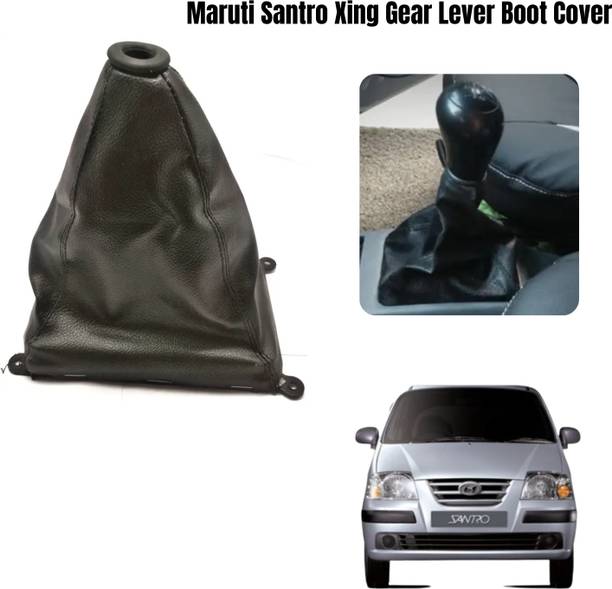 ENEMYT Fairly Hyundai Santro Gear Lever Boot – Premium PU Leather Gear cover Gear Knob