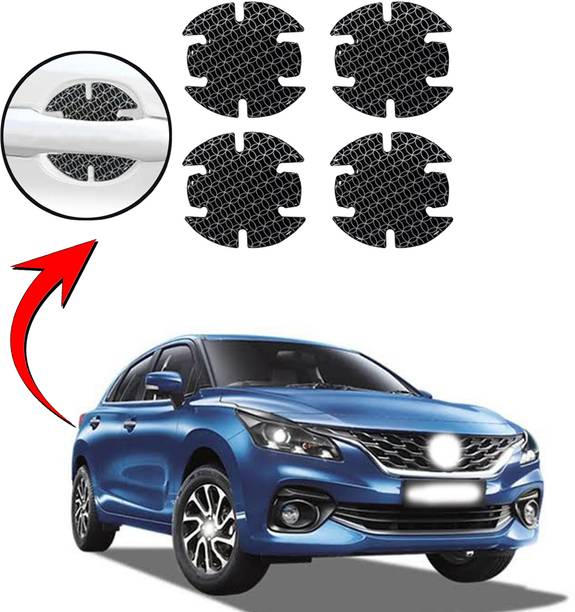 SHOPONE Trading Car Door Scratch Protection Sticker Finger Guard (PU) Black For Baleno Car Grab handle