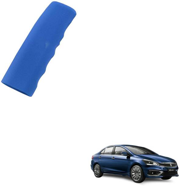 SEMAPHORE Car Handbrake Soft Rubber Cover sky Blue For Maruti Ciaz Car Handbrake Grip