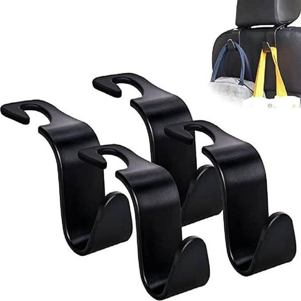 MJM GOOD CONNECTIONS Car Backrest Hanger with Headrest Support Stand 4 Pcs Car Storage Bag