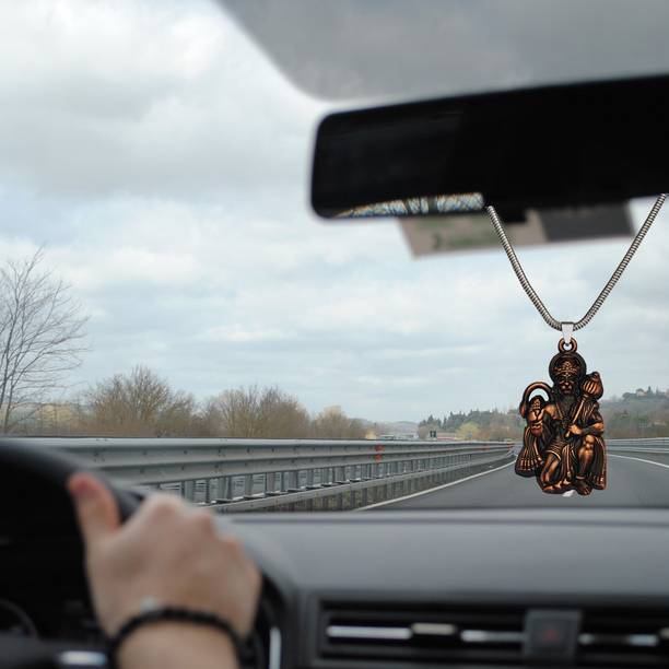 Shiv Jagdamba Hindu Lord Bajrangbali Hanuman idol Monkey God of Devotioncardecor-ShivPn2022794 Car Hanging Ornament