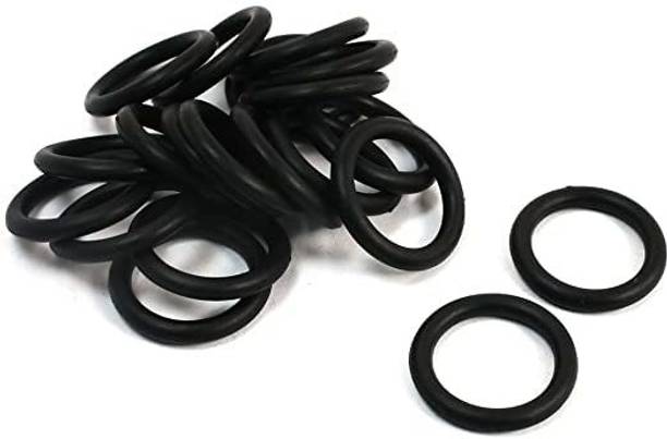lucan techno Black Rubber O Ring (Pack Of 50) Size -16*2mm Car Head Gasket