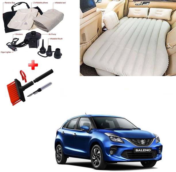 Auto Lovers ™ Car Inflatable Bed Beige for Maruti Baleno with Multipurpose Brush ™ Car Inflatable Bed Beige for Maruti Baleno with Multipurpose Brush Car Inflatable Bed