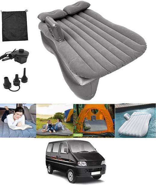 BALKRISHNA ENTERPRISE Grey Car-Inflatable Mattress NU2 car air mattress bed with pump Car Inflatable Bed