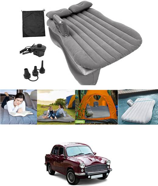 MATIES Pillow Comfortable Travel,Sleeping,Outdoor Camping,Seating Relaxing -20 Inflatable Car Silver Bed Mattress Multi-Functional With Air Pump -20 Car Inflatable Bed