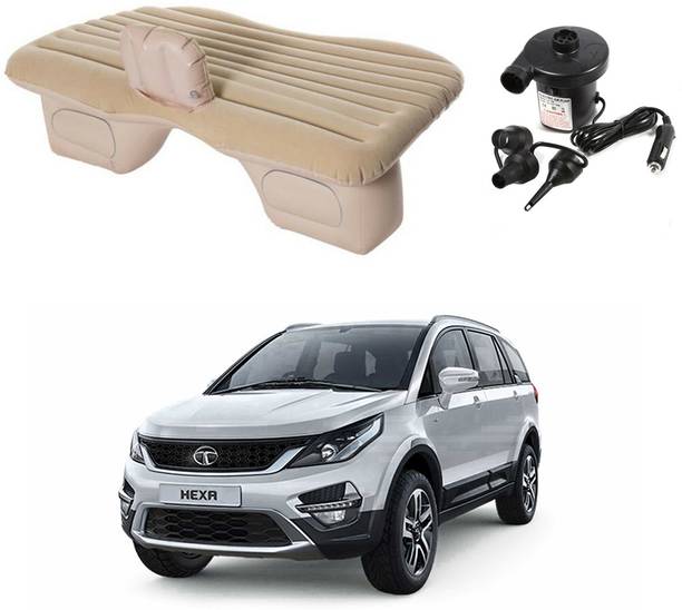 Oshotto Car Travel Inflatable Bed Mattress with Two Air Pillows For Tata Hexa Car Inflatable Bed