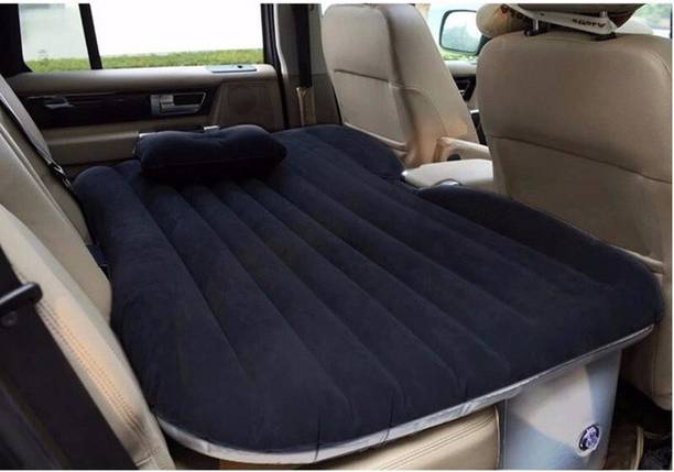 HSR Air Mattress for Car Travel Back Seat Covers Extended Cushion Inflatable Mattress in Car Bed Dedicated Mobile camping Sofa Car Air Inflation Travel Bed for Universal Back Seat Mattress Multi functionl Sofa Pillow Outdoor Camping Mat Cushion Car Inflatable Bed
