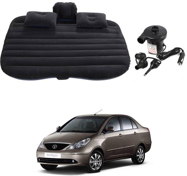Oshotto Car Travel Inflatable Bed Mattress with Two Air Pillows For Tata Indigo Manza Car Inflatable Bed