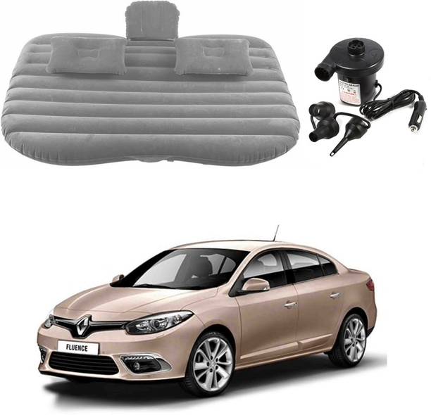 Oshotto Car Travel Inflatable Bed Mattress with Two Air Pillows For Scala/Fluence (Grey) Car Inflatable Bed