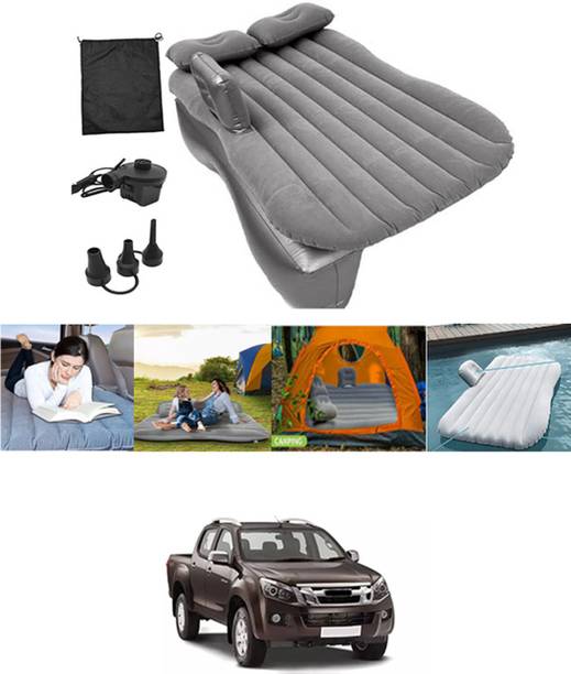 MATIES Pillow Comfortable Travel,Sleeping,Outdoor Camping,Seating Relaxing -76 Inflatable Car Silver Bed Mattress Multi-Functional With Air Pump -76 Car Inflatable Bed