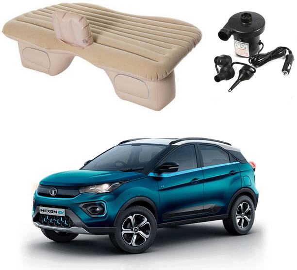 Oshotto Car Travel Inflatable Bed Mattress with Two Air Pillows For Tata Nexon Car Inflatable Bed
