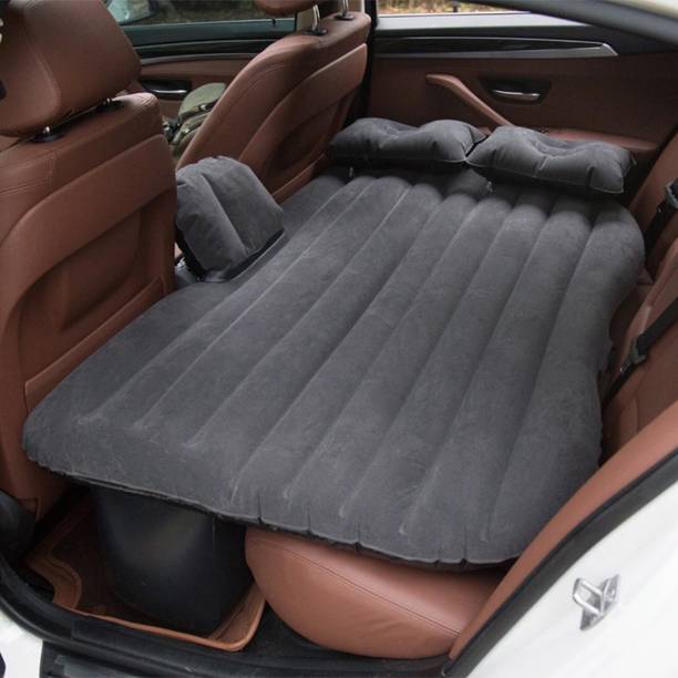 ELVION ENTERPRISE Universal Car Air Mattress 5-in-1 Inflatable Car Travel Mattress with 2 Pillows & 12V Electric Air Pump Car Inflatable Bed
