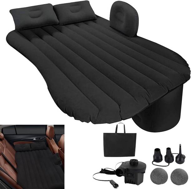 Bluejack Travel Inflatable Car Bed Mattress with 2 Air Pillows, Car Pump and Repair KiT Relaxing Travel, Outdoor Camping Car Inflatable Bed