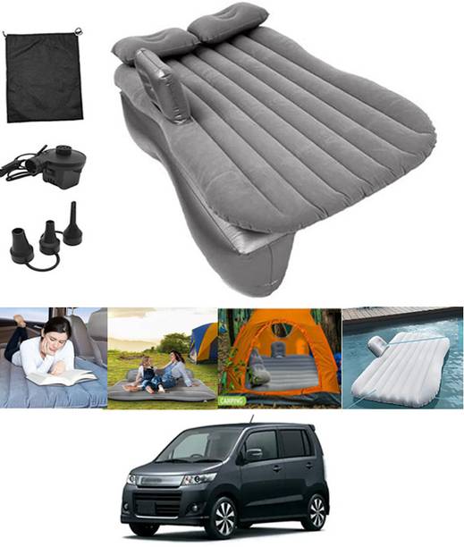 ABJD Silver Inflatable Car Travel Bed/Two Pillows/Pump For WagonR Stingray Suzuki2012 Multifunctional Car Inflatable Bed Mattress For(Car Travel,Camping,Swimming) Car Inflatable Bed