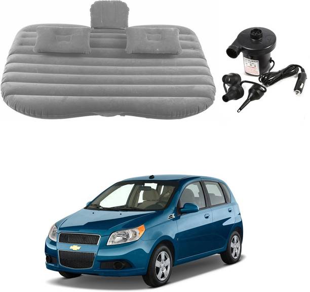 Oshotto Car Travel Inflatable Bed Mattress with Two Air Pillows For Aveo (Grey) Car Inflatable Bed