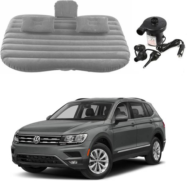 Oshotto Car Travel Inflatable Bed Mattress with Two Air Pillows For Tiguan (Grey) Car Inflatable Bed