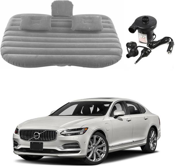 Oshotto Car Travel Inflatable Bed Mattress with Two Air Pillows For Volvo S90 (Grey) Car Inflatable Bed
