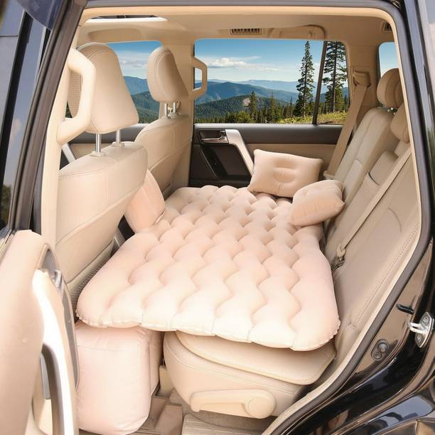 Trustiva Car Inflatable Bed 5-in-1 Portable Inflatable Car Air Mattress with 2 Pillows & 12V Electric Pump Car Inflatable Bed