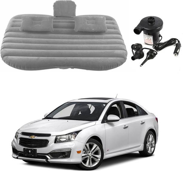 Oshotto Car Travel Inflatable Bed Mattress with Two Air Pillows For Cruze (Grey) Car Inflatable Bed