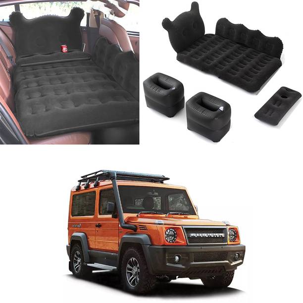 Oshotto Designer Car Inflatable Bed Mattress with Two Air Pillows For Force Gurkha Car Inflatable Bed