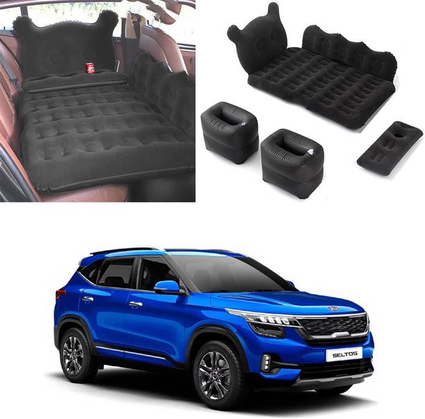 Oshotto Designer Car Inflatable Bed Mattress with Two Air Pillows For Kia Seltos Car Inflatable Bed