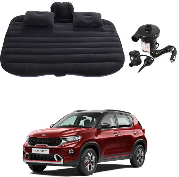 Oshotto Car Travel Inflatable Bed Mattress with Two Air Pillows BLACK120 Car Inflatable Bed