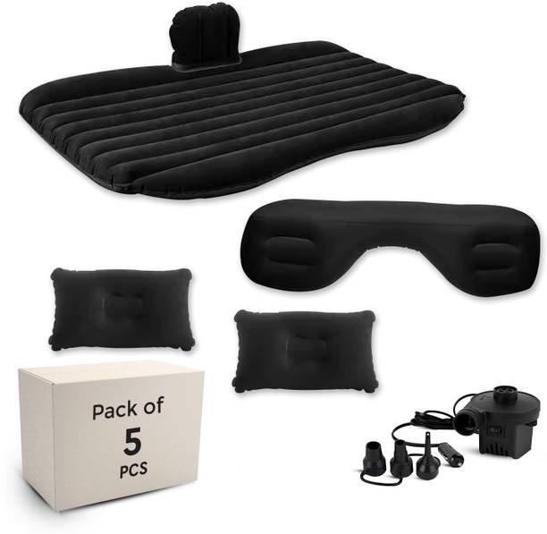 Robustt Multifunctional Inflatable Car Bed Mattress with Two Air Pillows | Pack of 5 Car Inflatable Mattress|Car Bed Mattress|Car Bed Travel, Trip, Camping Car Inflatable Bed