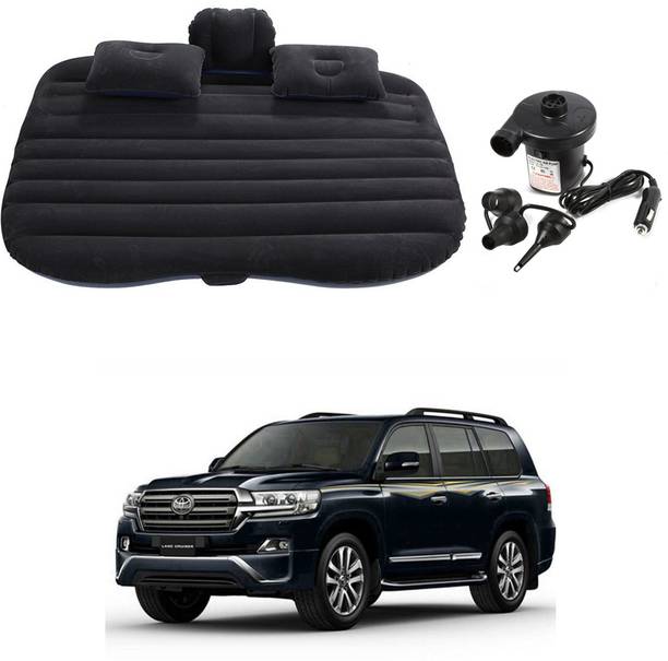 Oshotto Car Inflatable Bed Mattress with Two Air Pillows For Land Cruiser 200 Black Car Inflatable Bed