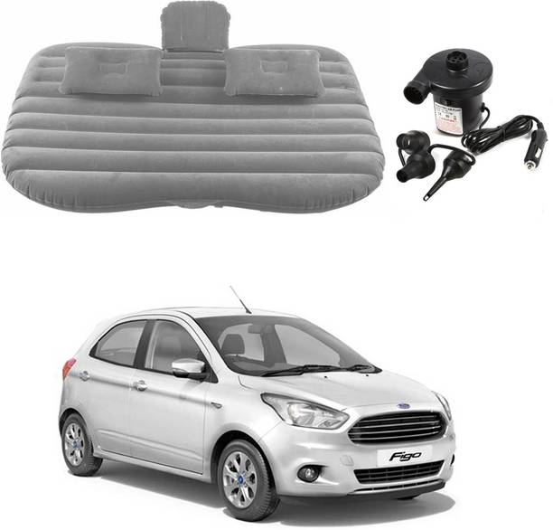 Oshotto Car Travel Inflatable Bed Mattress with Two Air Pillows For Ford Figo (Grey) Car Inflatable Bed