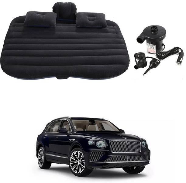 Oshotto Car Inflatable Bed Mattress with Two Air Pillows For Bentley Bentayga Black Car Inflatable Bed