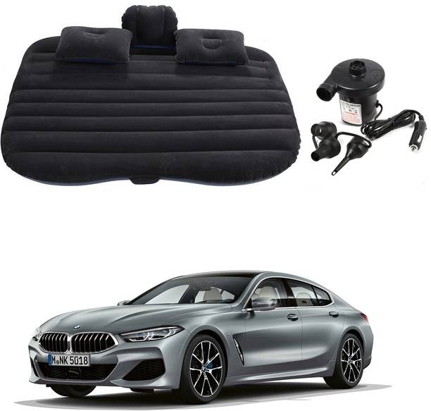 Oshotto Car Inflatable Bed Mattress with Two Air Pillows For BMW 8 Series Black Car Inflatable Bed