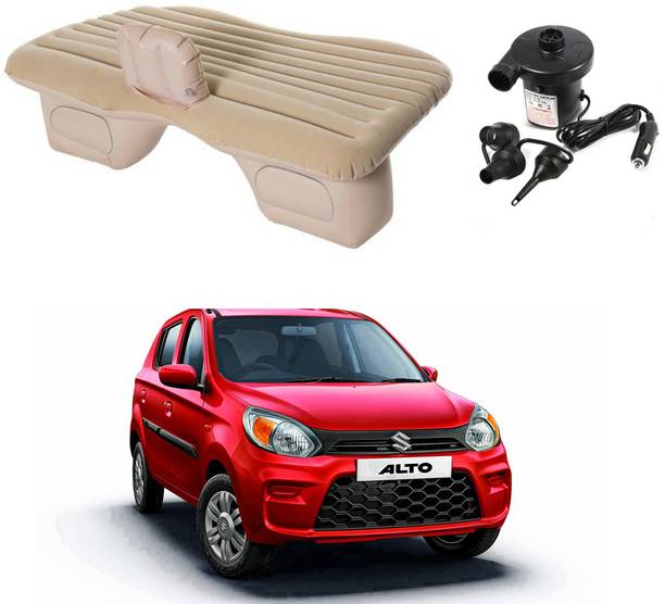 Oshotto Car Travel Inflatable Bed Mattress with Two Air Pillows For Maruti Suzuki Alto Car Inflatable Bed