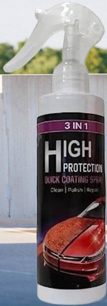 AUTOGROOMZ Autogroomz Multipurpose 3 In 1 High Protection Car Coating Spray Car Quick Car Coating Spray, Car Scratch Repair & Polish Spray, 1 Pc Vehicle Interior Cleaner