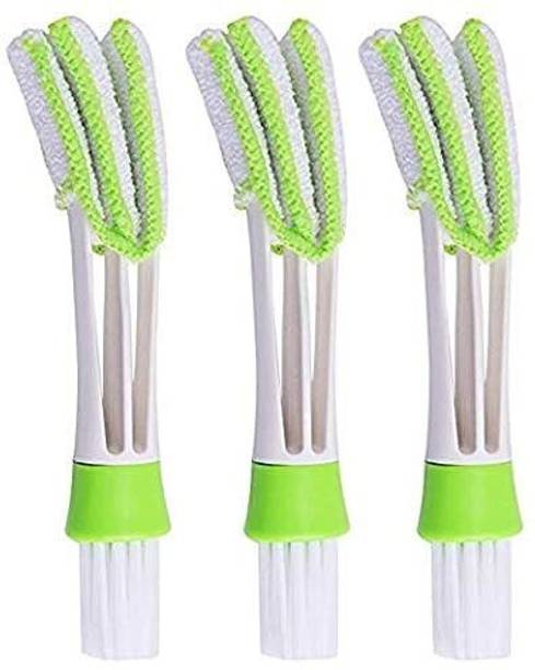 carempire Car Air Vent Cleaning Brush Mini Duster for Car Air Vent, Set of 3 Automotive Air Conditioner Cleaner and Brush, Dust Collector Cleaning Cloth Tool for Keyboard Window Leaves Blinds Shutter Glasses Fan Vehicle Interior Cleaner